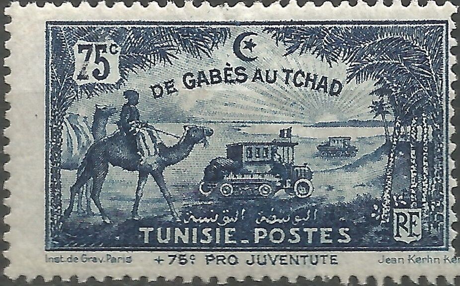 Traversée du Sahara en auto-chenilles- 75 Centimes