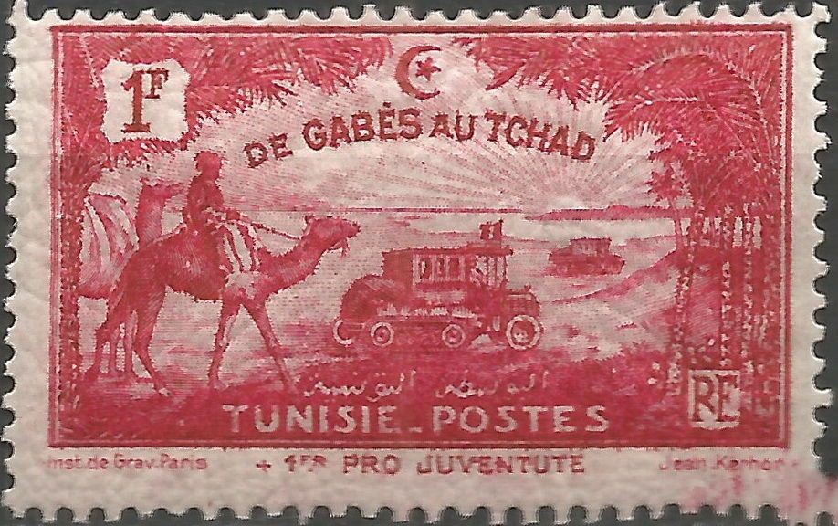 Traversée du Sahara en auto-chenilles- 1 F