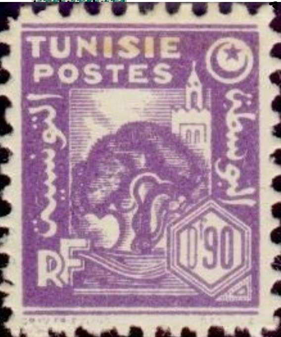 Olivier et mosquée - 90 Centimes