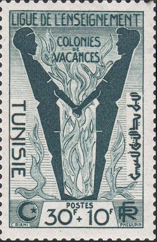 Au profit des colonies de vacances de la ligue de l'enseignement