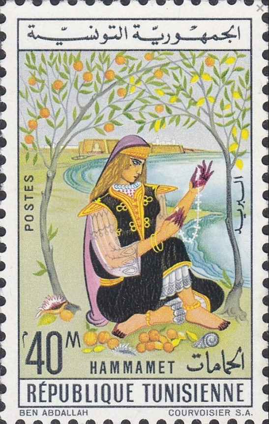 Costumes régionaux. Hammamet