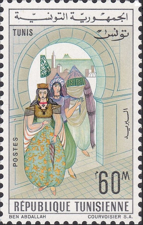 Costumes régionaux. Tunis