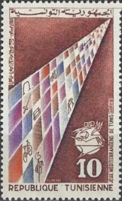Jeux méditerranéens de tunis. Hommage aux participants