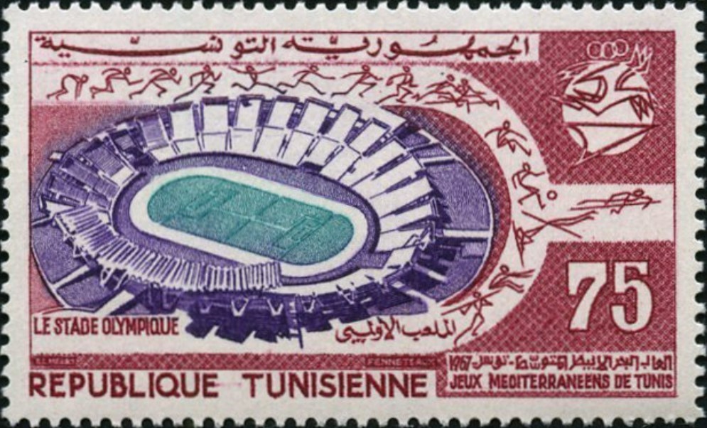 Jeux méditerranéens de tunis. Stade olympique