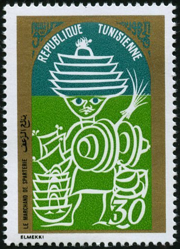 Scènes de la vie tunisienne. Le marchand de poterie