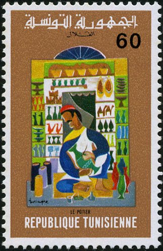Scènes de la vie tunisienne - Le potier