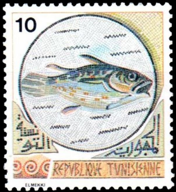 Mosaïques tunisiennes - poisson