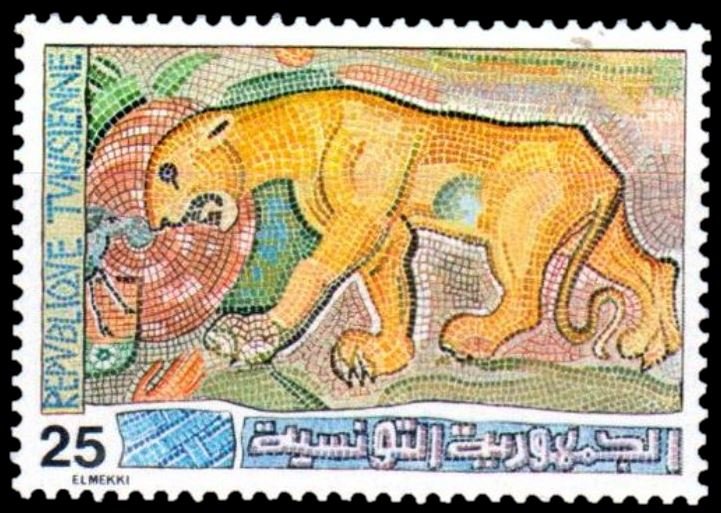 Mosaïques tunisiennes - tigre