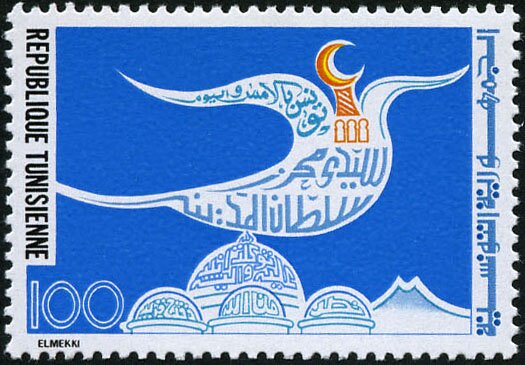 Calligraphie, Art et traditions, Les coupoles de Tunis