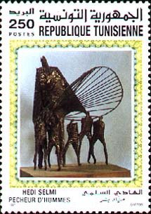 Sculpture de Hédi Selmi : « Pêcheur d'hommes »
