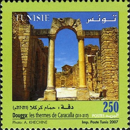 Les thermes de Caracalla de Dougga